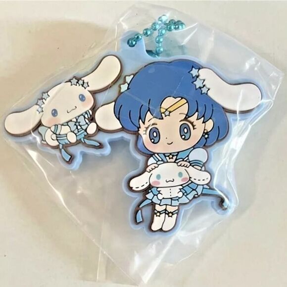 Sailor Moon Cosmos X Sanrio Character | Charm: Cinnamoroll & Sailor Mercury - Picture 2 of 9